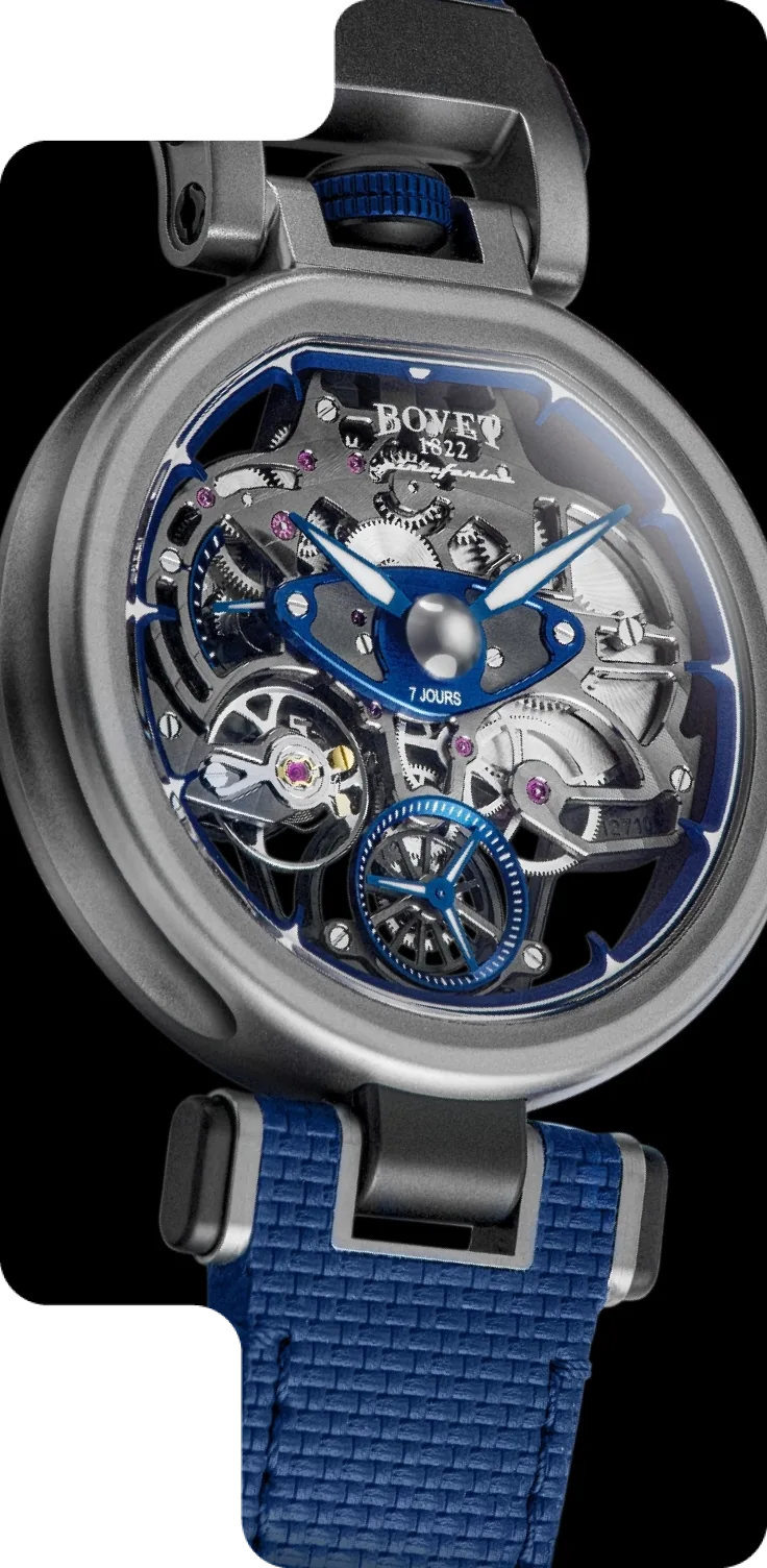Relogio Bovet criado em parceria com a Pininfarina